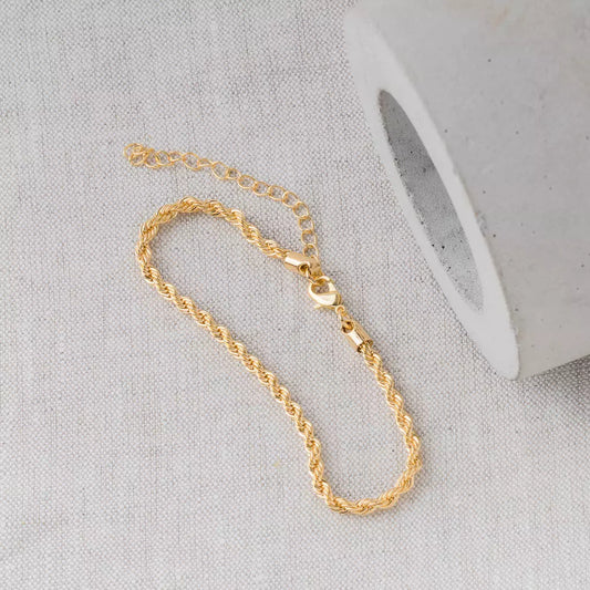 Heart Detail Chain Bracelet - Silver